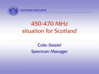 450-470 MHz situation for Scotland