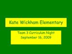 Kate Wickham Elementary