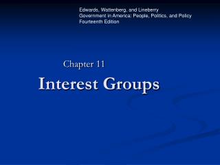 Interest Groups