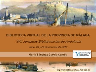 XVII Jornadas Bibliotecarias de Andalucía