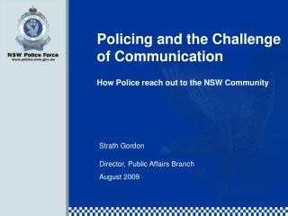 Policing and the Challenge of Communication