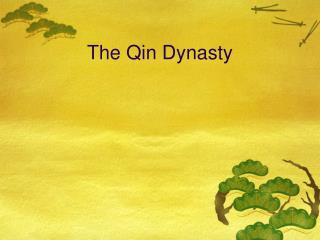 The Qin Dynasty