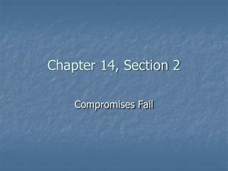 Chapter 14, Section 2