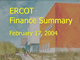 ERCOT Finance Summary