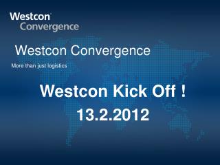 Westcon Convergence