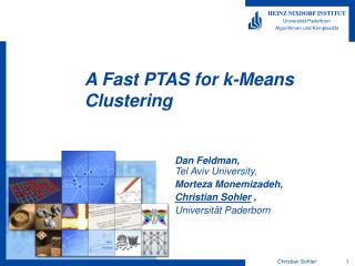 A Fast PTAS for k-Means Clustering