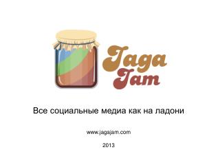 Все социальные медиа как на ладони jagajam 201 3