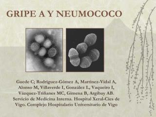 GRIPE A Y NEUMOCOCO