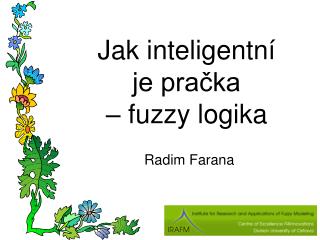 Jak inteligentní je pračka – fuzzy logika