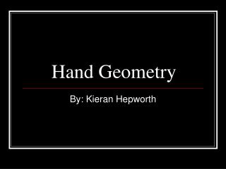 Hand Geometry