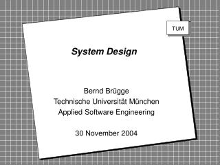 System Design