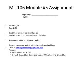 MIT106 Module #5 Assignment
