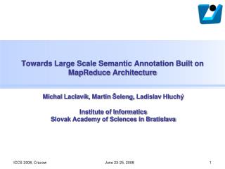 Towards Large Scale Semantic Annotation Built on MapReduce Architecture