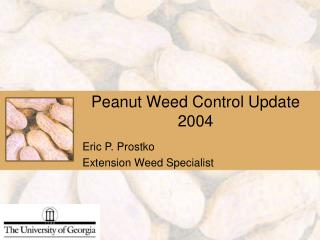 Peanut Weed Control Update 2004