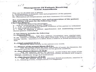 of anaesthesia lecture 5 elazhar