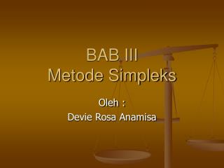 BAB III Metode Simpleks