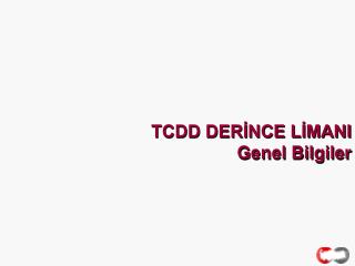 TCDD DERİNCE LİMANI Genel Bilgiler