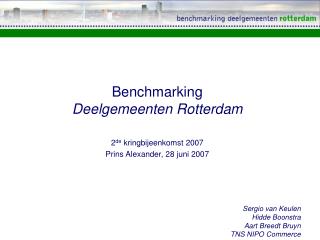 Benchmarking Deelgemeenten Rotterdam