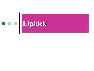 Lipidek