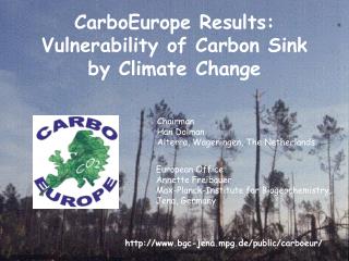 CarboEurope Results: Vulnerability of Carbon Sink by Climate Change