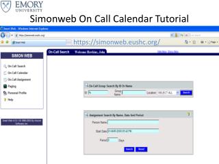 Simonweb On C all C alendar Tutorial