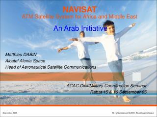 NAVISAT ATM Satellite System for Africa and Middle East An Arab Initiative