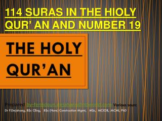 THE HOLY QUR’AN
