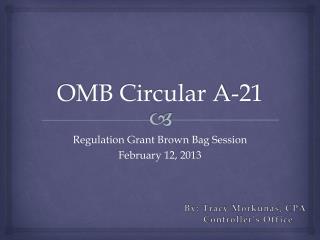 OMB Circular A-21