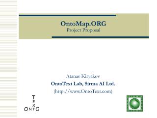 OntoMap.ORG Project Proposal