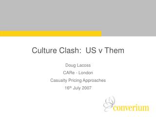 Culture Clash: US v Them