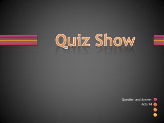 Quiz Show