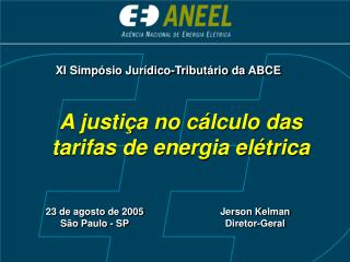 A justiça no cálculo das tarifas de energia elétrica