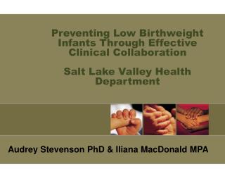 Audrey Stevenson PhD &amp; Iliana MacDonald MPA