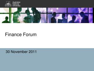Finance Forum