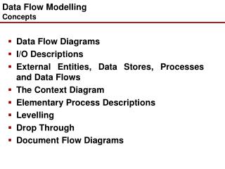 Data Flow Modelling Concepts