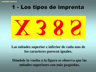 1 - Los tipos de imprenta