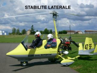 STABILITE LATERALE