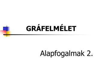 GRÁFELMÉLET