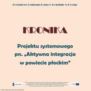 Powiatowe Centrum Pomocy Rodzinie w Płocku KRONIKA