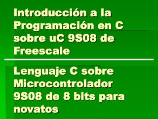 Programa del Curso (Primer Día):