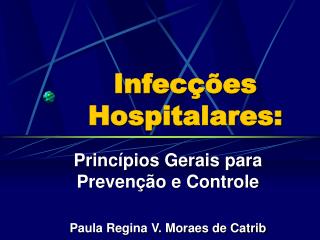Infecções Hospitalares: