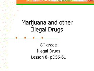 Marijuana and other Illegal Drugs