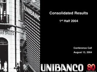 Conference Call August 13, 2004