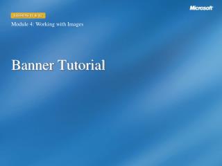 Banner Tutorial