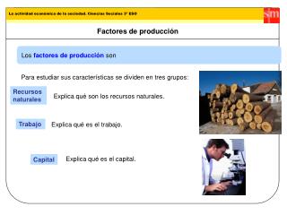 Factores de producción