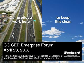 CCICED Enterprise Forum April 23, 2008