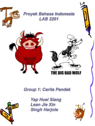 Proyek Bahasa Indonesia LAB 2201 Group 1: Cerita Pendek Yap Huei Siang