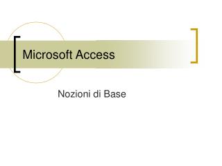 Microsoft Access