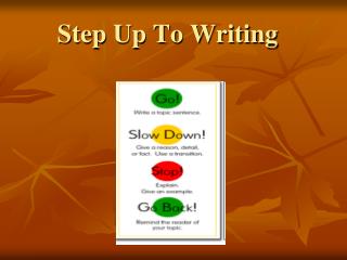 Step Up To Writing