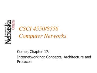 CSCI 4550/8556 Computer Networks